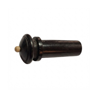 Botón de Violín/ Viola Ébano (bola blanca)