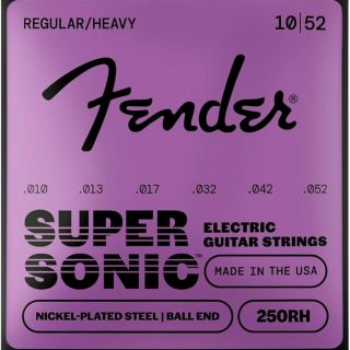 Cuerdas Fender Super 250's nickel-plated Ball End .010-.052