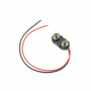 Conector tipo broche para pila de 9V