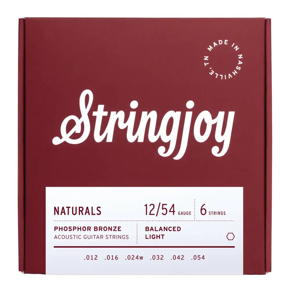 Cuerdas para guitarra acústica 12-54 Stringjoy