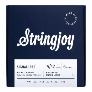 Cuerdas para guitarra eléctrica Stringjoy  9-42