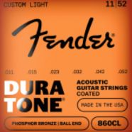 Cuerdas para guitarra acústica Fender 11-52