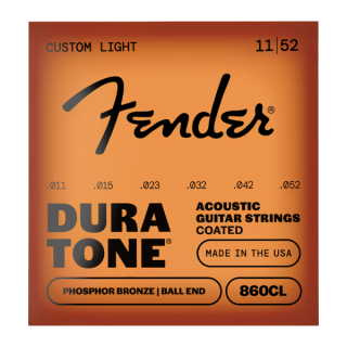 Cuerdas DuraTone Posphore Bronze guitarra acústica 11-52 Fender